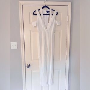 White Cutout Jumpsuit